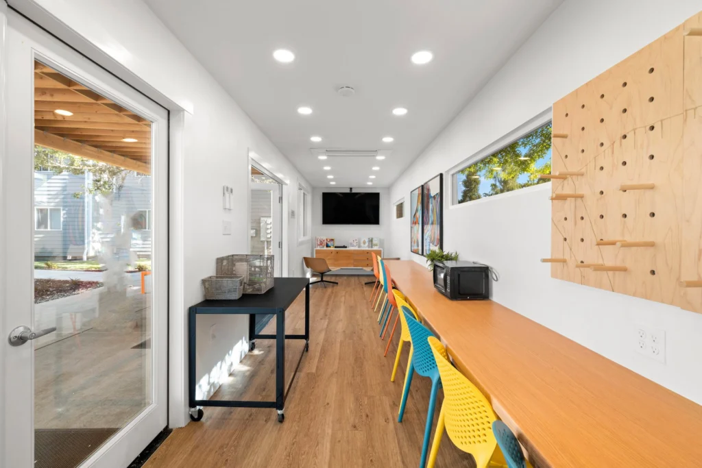 Kids club with a TV at Village East Salem, OR apartments