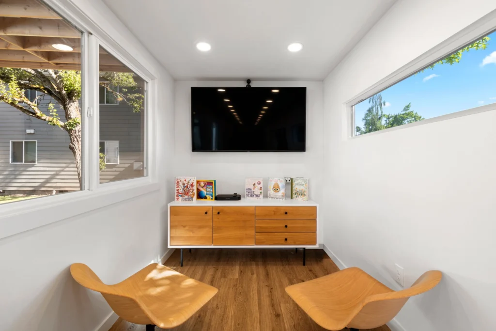 Kids club with TV at Village East, Salem, Oregon apartments